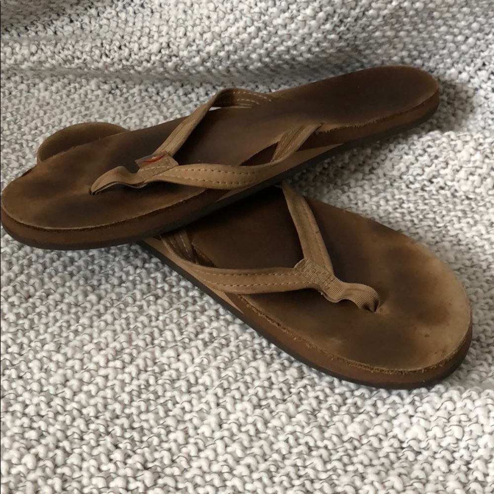 Raindbow flip-flops